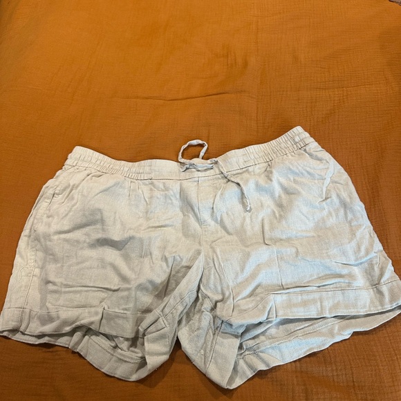 Old Navy Women’s Khaki/Tan Linen Blend Shorts - Picture 1 of 2